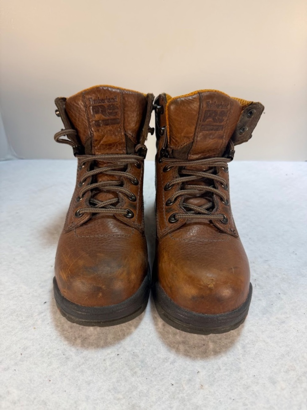 Timberland PRO PowerFit Comp Toe EH Work Boots Women's 7 Brown Leather - Picture 9 of 9